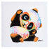 Baby Panda in Glasses | Hand painted oil on canvas | Various sizes. Framed