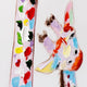 Family of 5 Giraffes | Hand Painted | 70 x 60cm Framed - Fun Animal Art