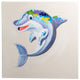 Dazzling Dolphin | Hand Painted Oil on Canvas | 60 x 60cm Framed - Fun Animal Art