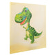 T Rex Dinosaur | Hand Painted Oil on canvas | 60x60cm Framed - Fun Animal Art