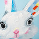 Cute Bunny Rabbit. 100% hand painted oil on canvas. Framed - Fun Animal Art